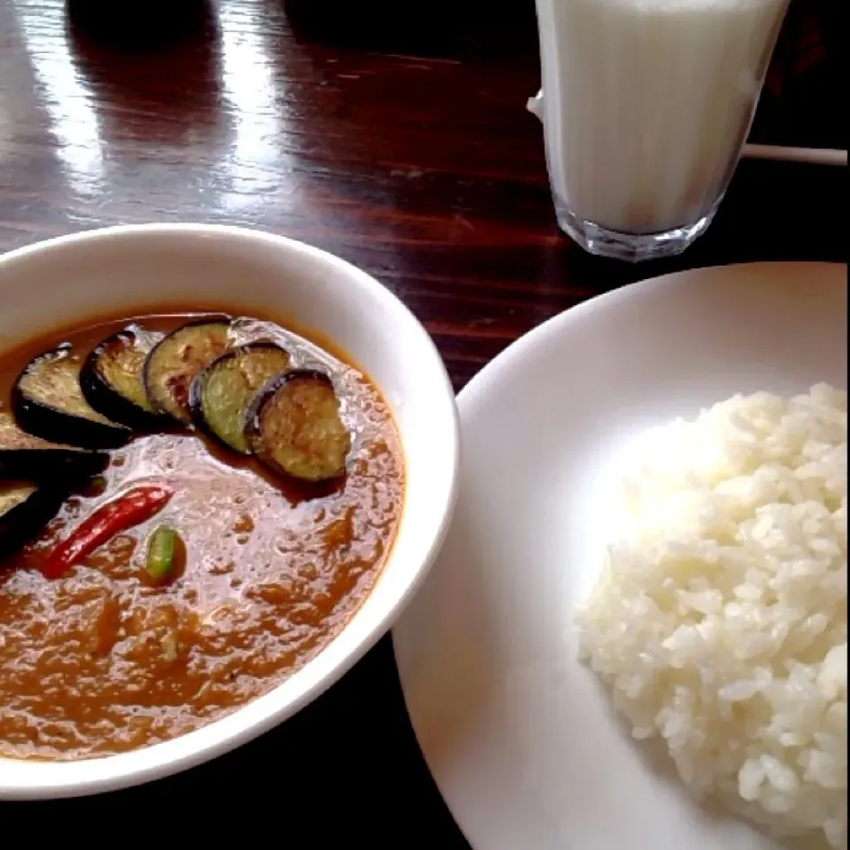 なすチキンカレー3辛♡|えりさん