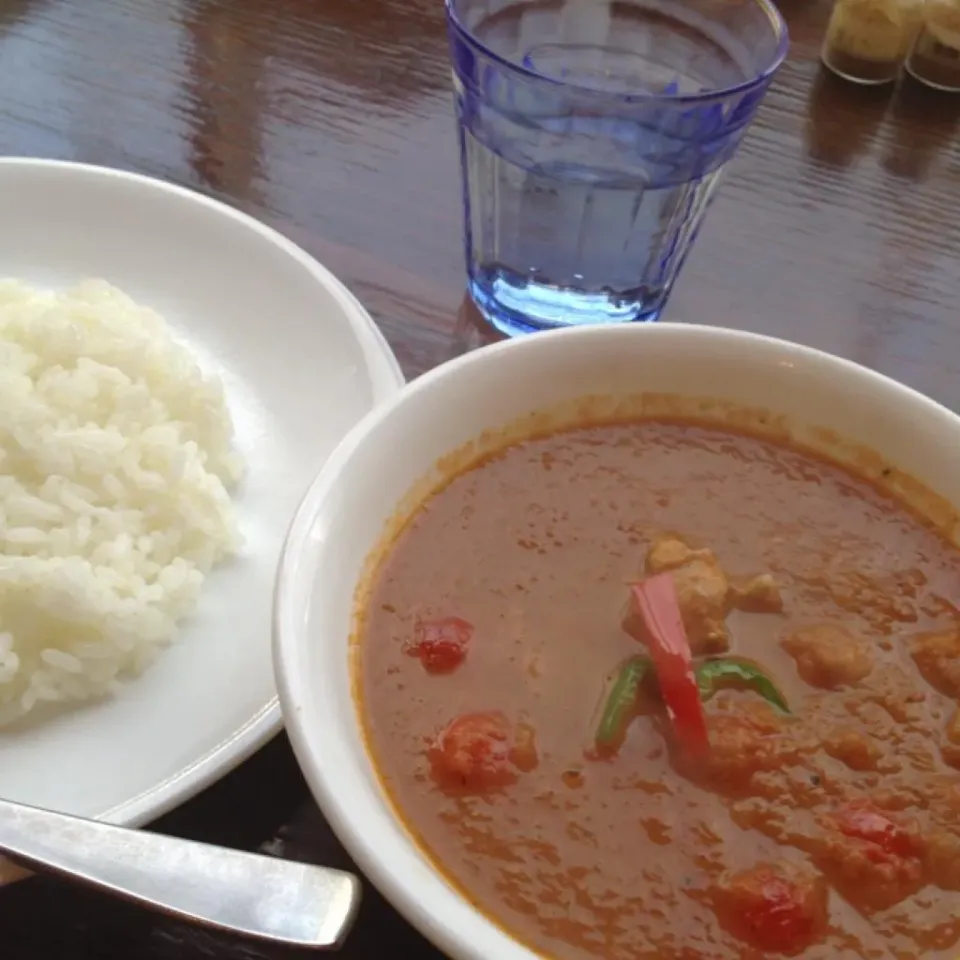 トマトチキンカレー 3辛(･∀･)|えりさん