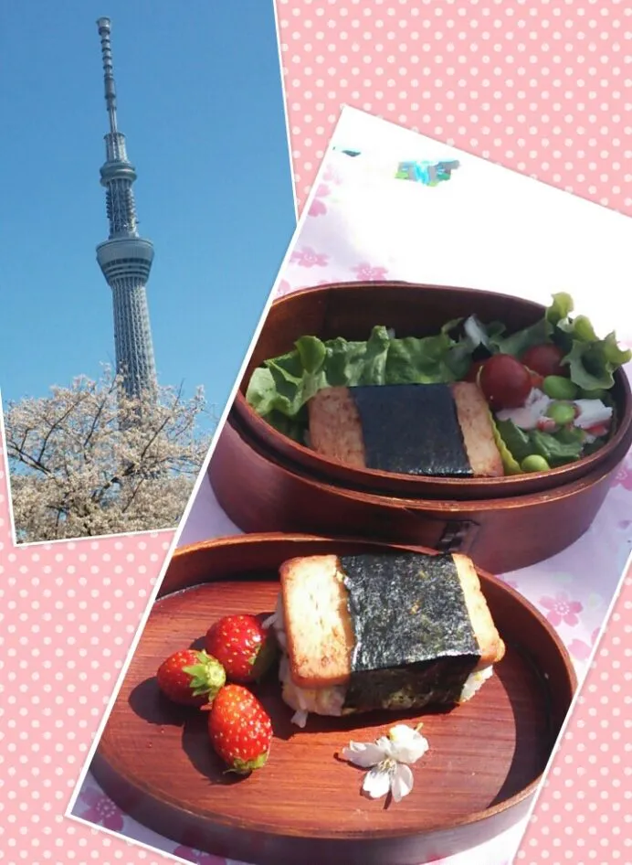 Snapdishの料理写真:私のお花見弁当|オオトモさん