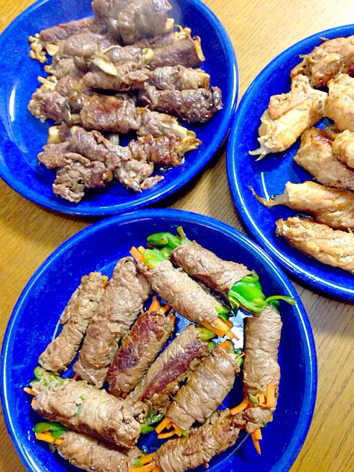 野菜の肉巻き|ふくぷくさん