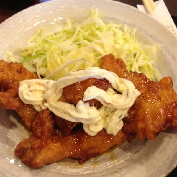 日替わり定食☆チキン南蛮＆ミニそば
８００円なり〜|Shuichi Kikutaさん