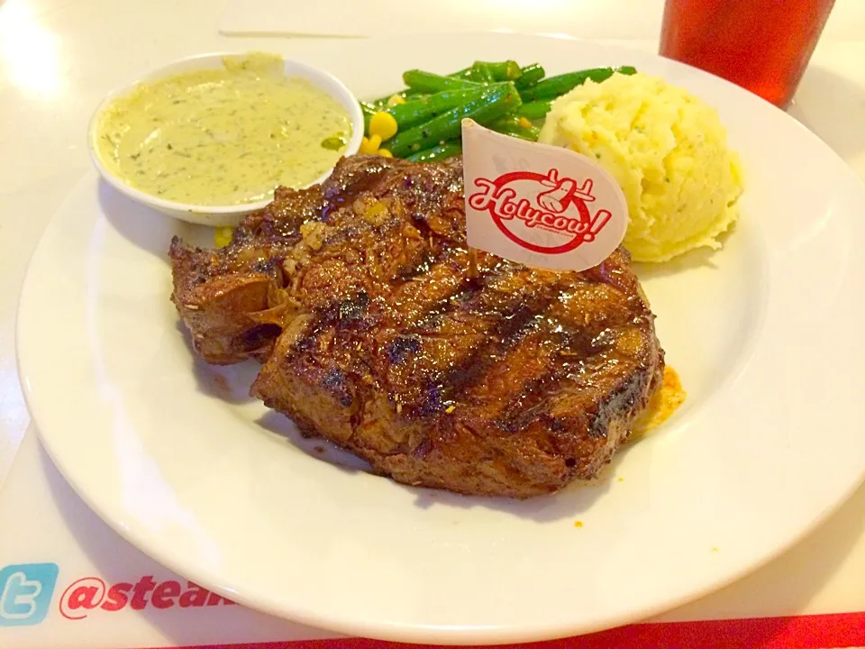 400Gram Big Bite Ribeye Steak|Endry Hoeさん