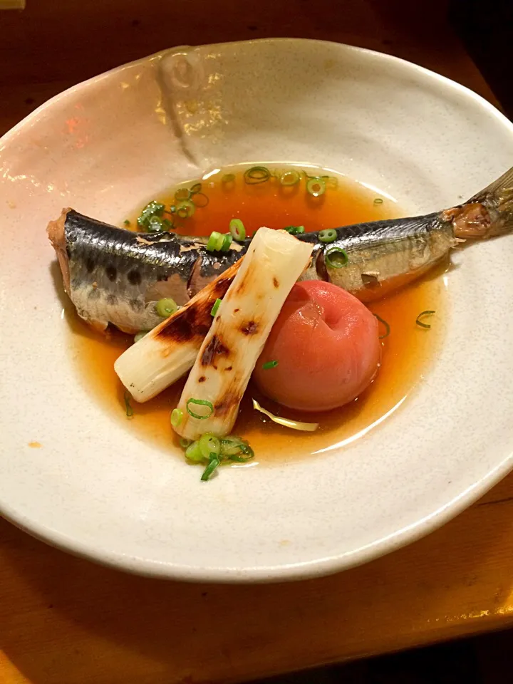 Simmered sardine with plum|do dyuさん