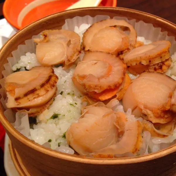 Snapdishの料理写真:帆立のせいろご飯と根菜のトロトロ煮💕
スパの帰りに大戸屋へ！
便秘ぎみの為、繊維が多い根菜のオカズ選択
(*´3｀*)ゞ(*´艸｀*)(*/▽＼*)(笑´・艸・)|okame27さん