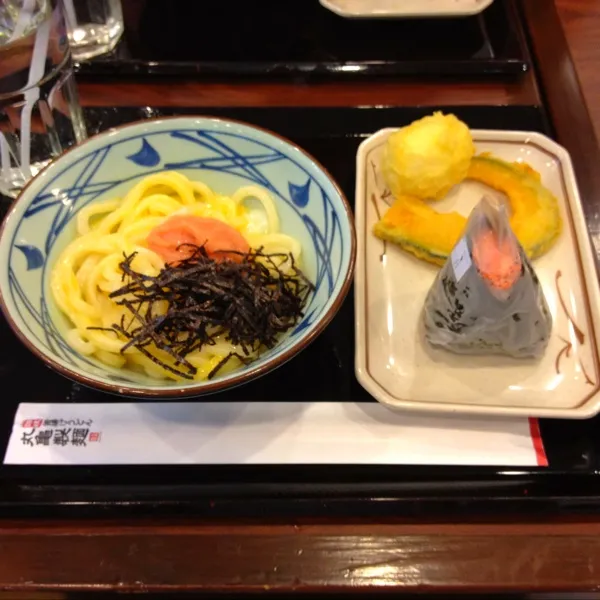 来ました！丸亀製麺。明太釜玉うどん。|blueroseさん