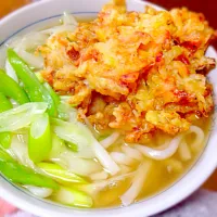 掻揚げうどん♡|.さん