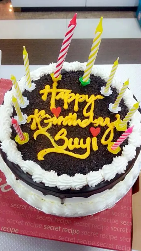 Snapdishの料理写真:Happy Birthday Suyi cake|GraceLovingFoodさん