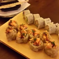 Snapdishの料理写真:American dream roll and California Roll|Rina Gunawanさん