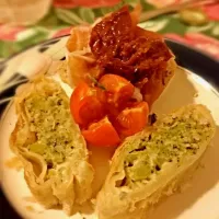 Snapdishの料理写真:rotolo di broccolo e gorgonzola|Ambra Campodonicoさん