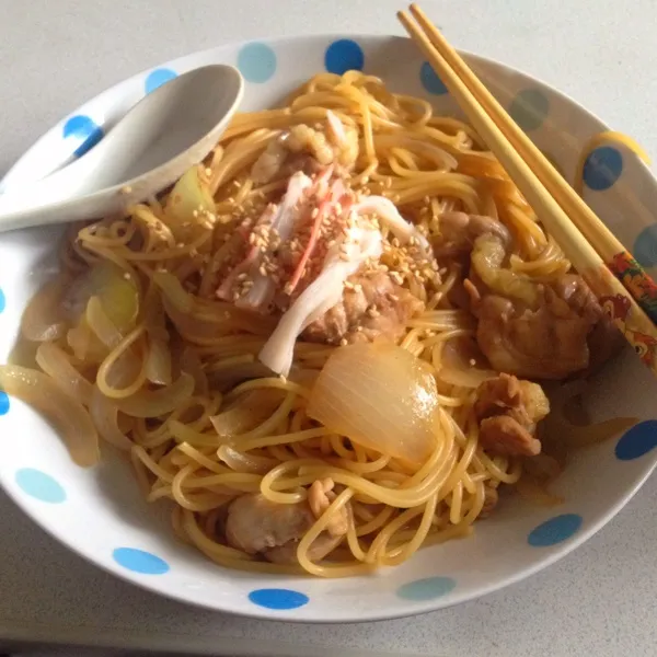 Snapdishの料理写真:断食中の友だちが朝ごはん作ってくれた♡んでもって真横でなんの気もつかわないで平らげた笑へへへ|andyさん