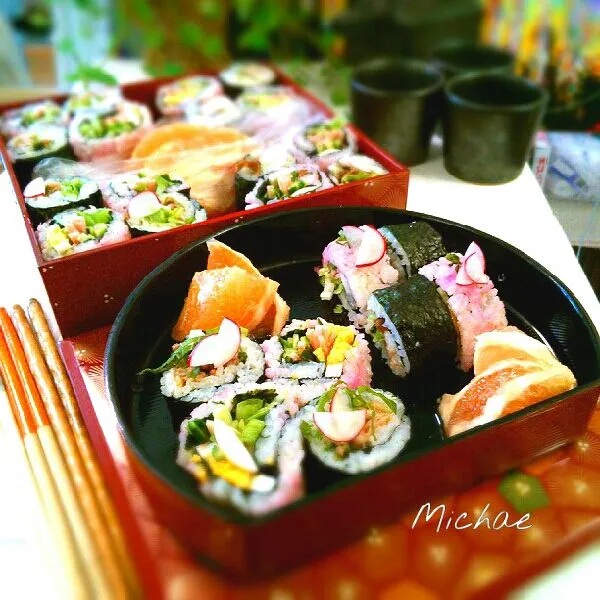 Snapdishの料理写真:お花見弁当♪|michaeさん