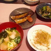 いわし紀州煮、シシトウちりめん|まちこさん