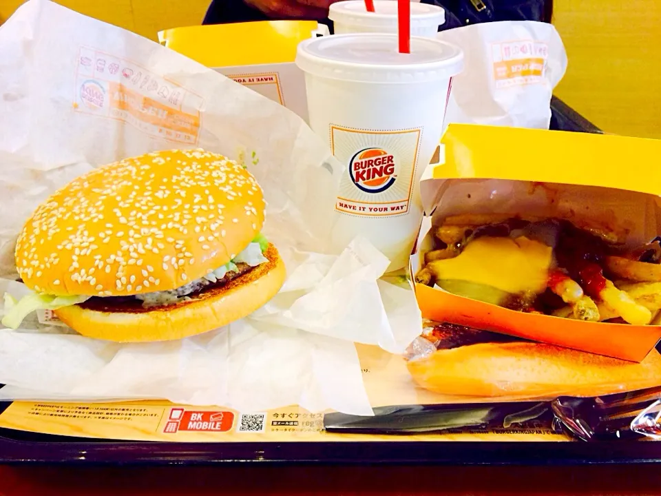 Lunch at burgerking|Lorna Masayaさん