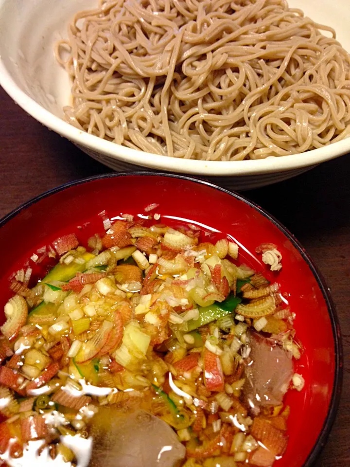 茗荷ときゅうりの冷やしざる蕎麦 ざるじゃないけどw|IGGYさん