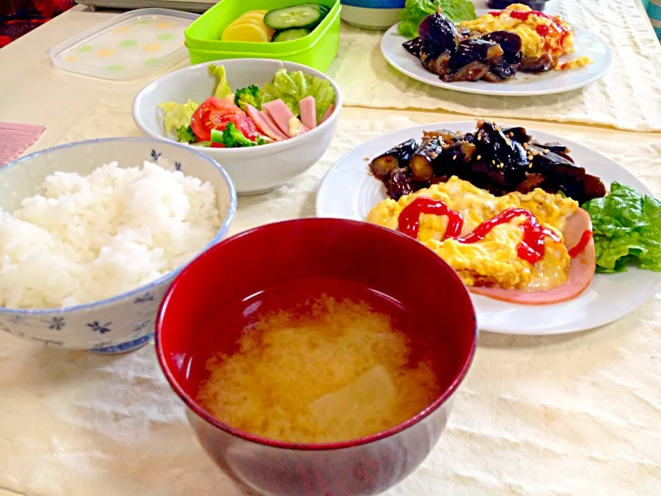 朝ごはん*あり合わせ（＾ω＾）|ひかるんさん