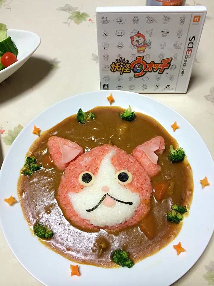 キャラカレー💓妖怪ウォッチじばにゃん😁|makoさん