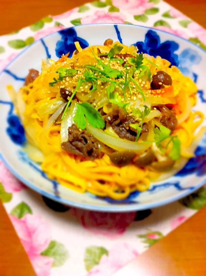 Snapdishの料理写真:俺の炒麺！|Kazさん