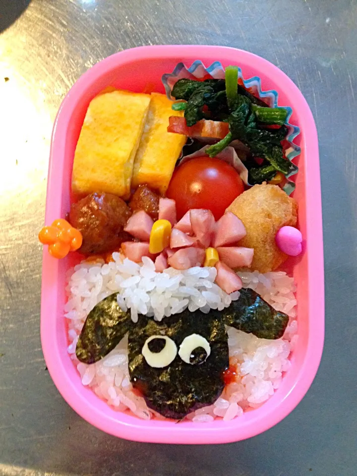 羊のショーン弁当|こむぎさん