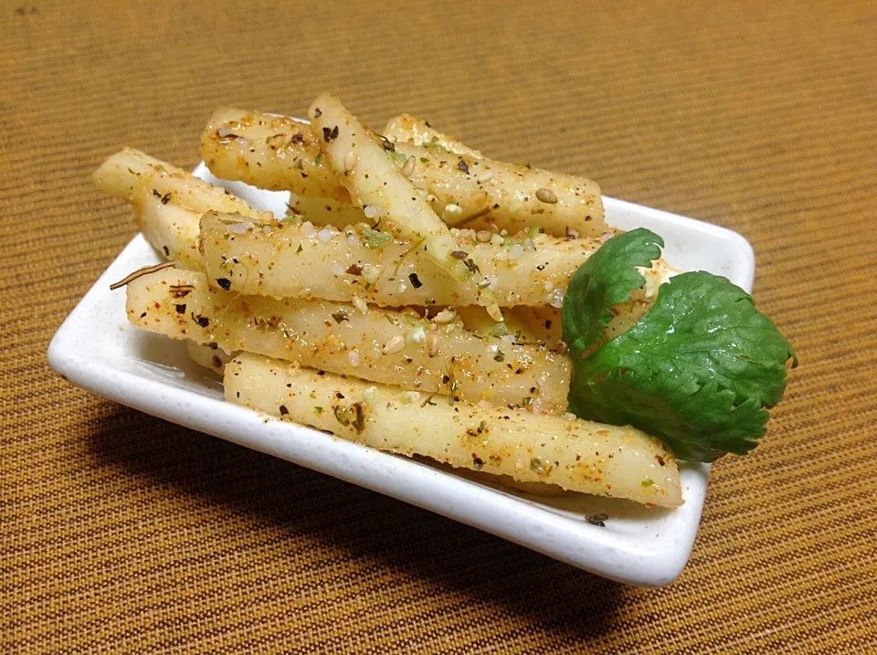 Daikon fries....crunchy and delicious! Better than French fries...!|angieさん