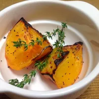 Wow!!  グリル焼き柿…⁈     ネーチャーの甘さはすごいだよね！  (grilled persimmon)|angieさん