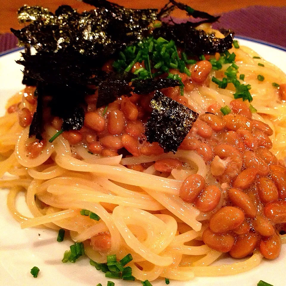 ナメダ珈琲モーニンニン✨納豆パスータ🍝|koji toyodaさん