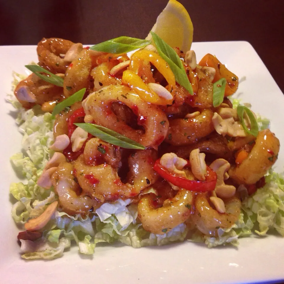 Kung Pao calamari with cashews.|Brian Churchillさん