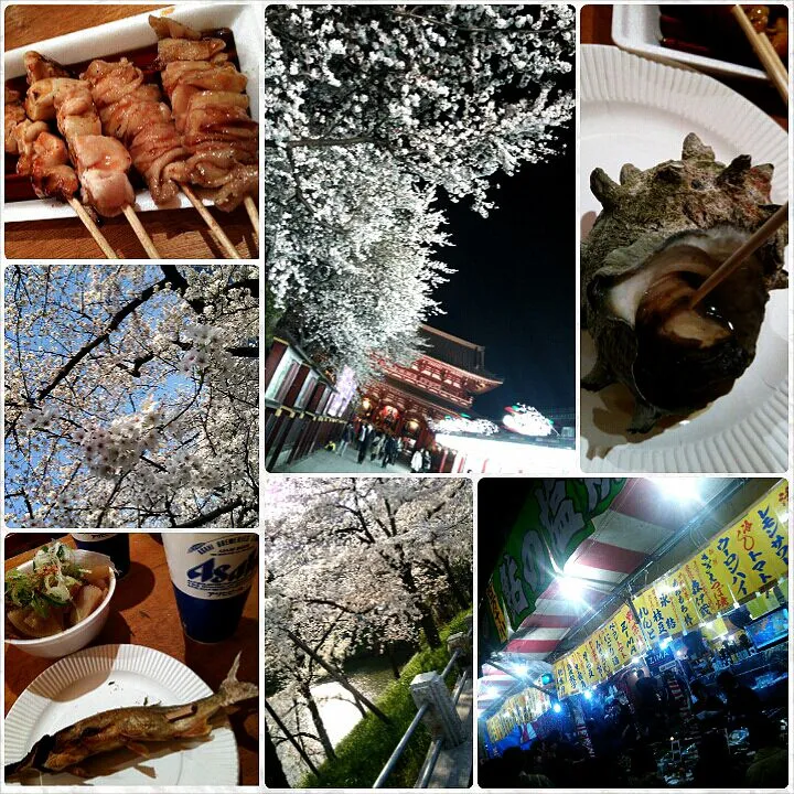 昨日は、千鳥ヶ淵を歩き、靖国神社の桜まつりに行き、屋台で飲んでから、友達に会いに行くついでに浅草寺の桜を見に行きました。桜は心を華やかにしてくれますぅ(´∀`,,人)♥*.|Kashimanakitchenさん