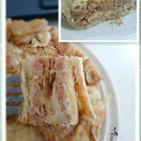 Snapdishの料理写真:Malaysia, state of Sibu Sarawak local famous food- creamy cracked layer cake|waerさん