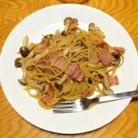 Snapdishの料理写真:きのこの和風パスタ♪|Sayaさん