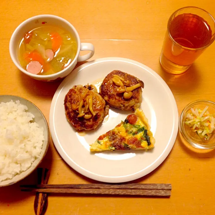 奥様手作りの晩御飯ひゃっは〜ヾ(*´▽`*)ﾉ💕|中西 ツヨシさん