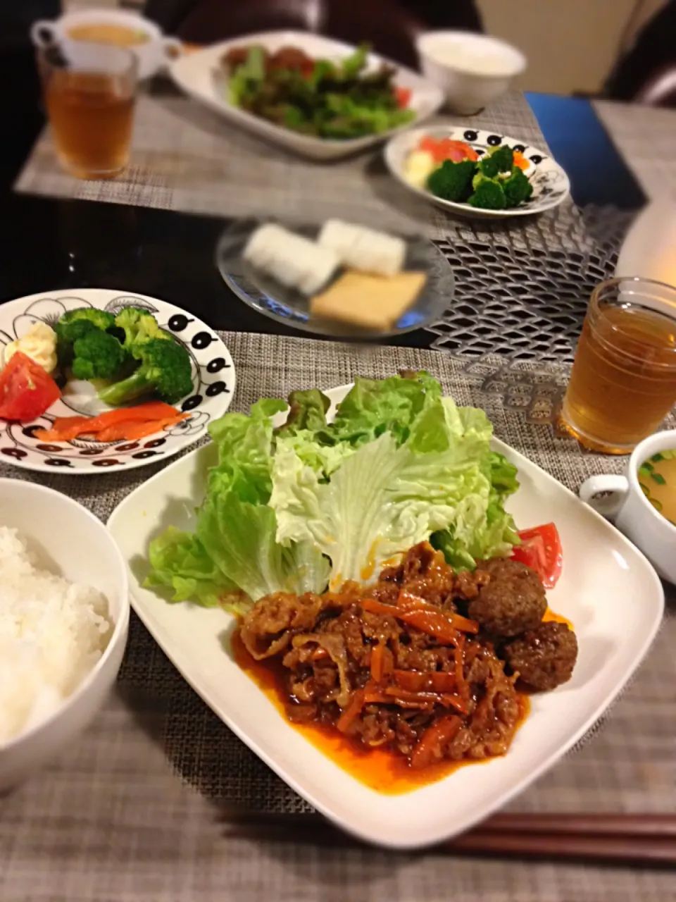 焼肉定食♬|青い空さん