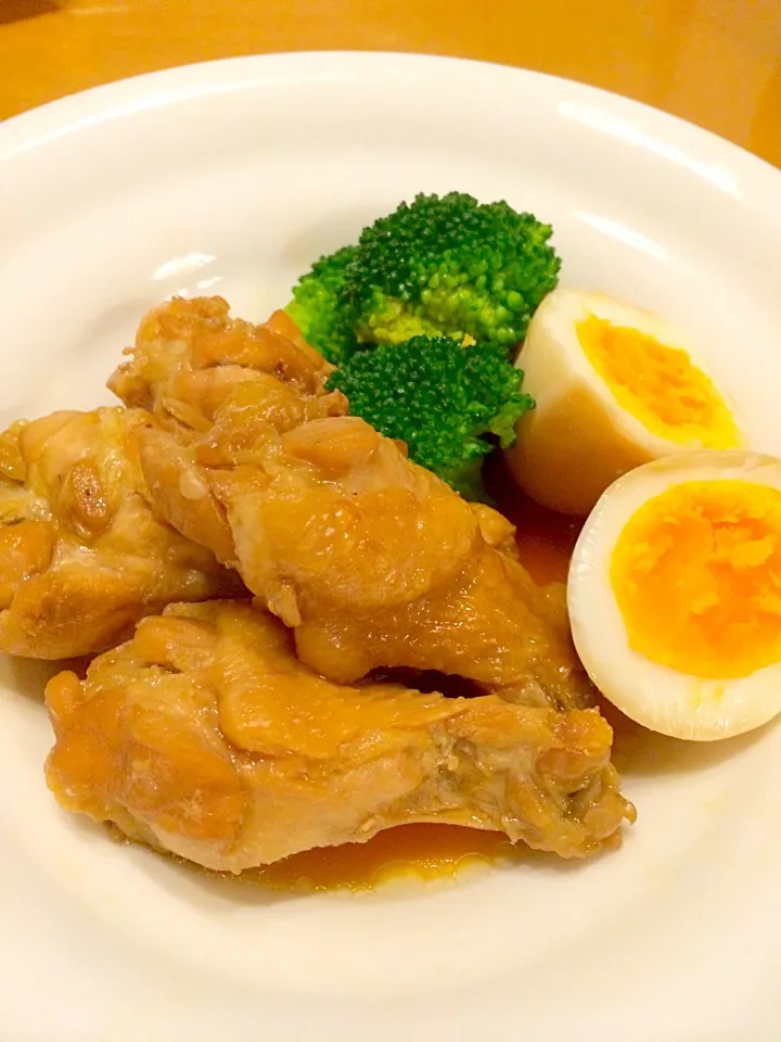 手羽元の甘辛煮|まるまさん