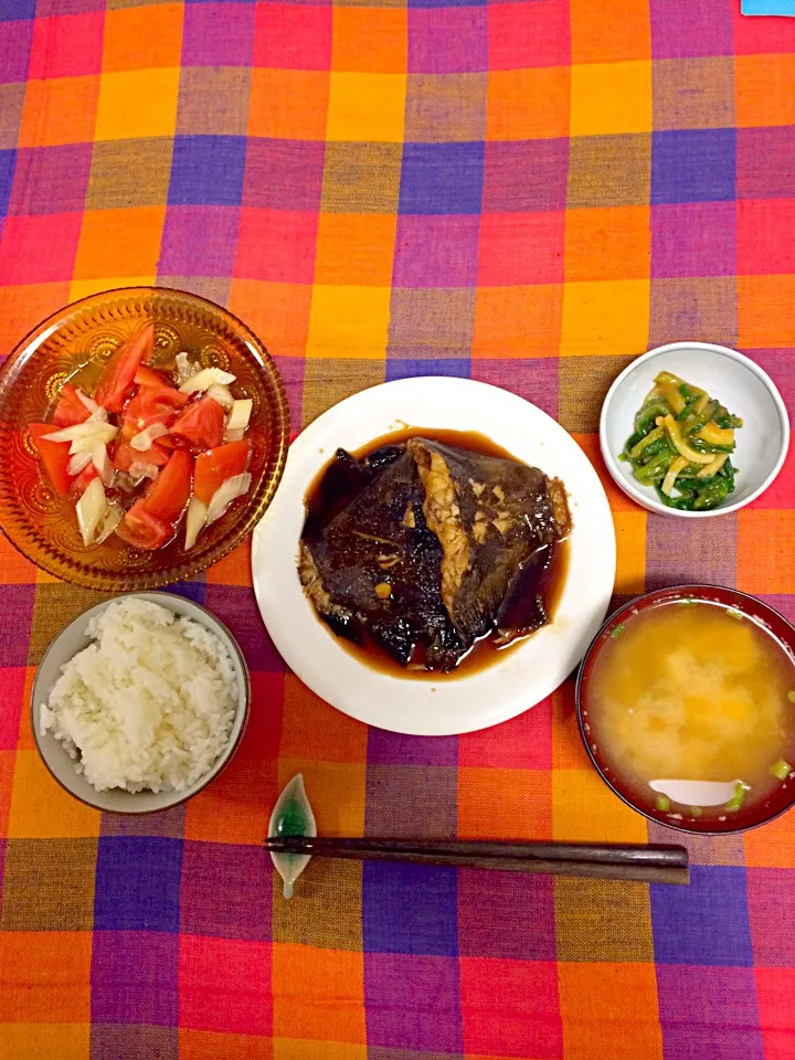 カレイの煮付け定食|aikoさん