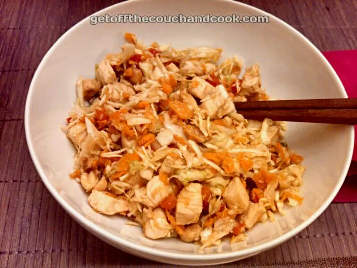 Chopped chicken & cabbage salad|Sashi Steinerさん