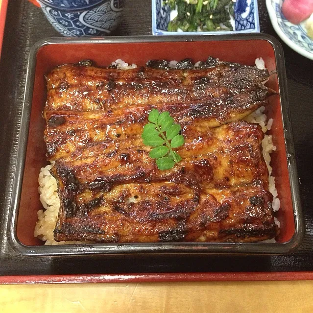 Snapdishの料理写真:鰻重 菊 堅焼き|r1990297さん