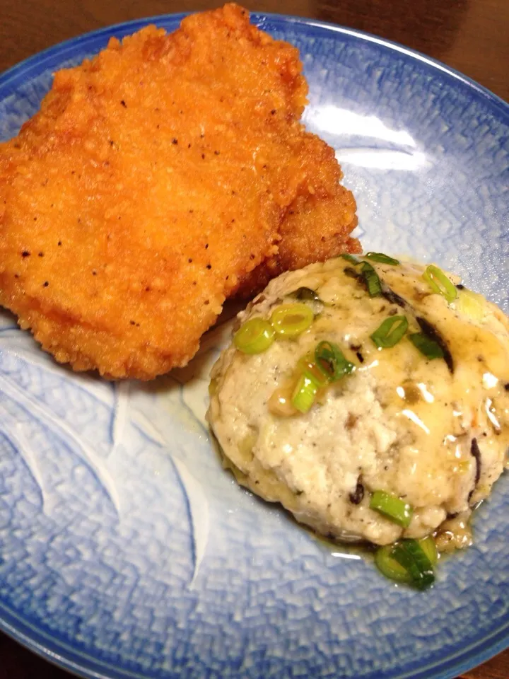 チキンと豆腐ハンバーグ|おぎしょーさん