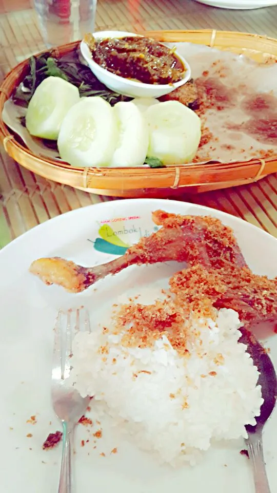 fried chicken with indonesian recipe..|serafine santosoさん