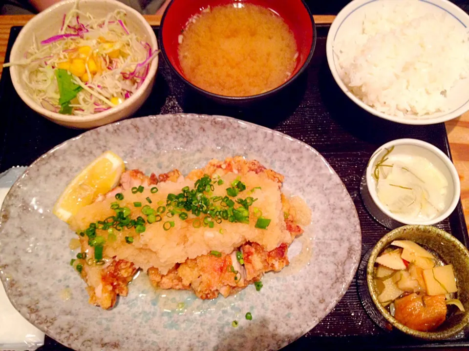 若鶏唐揚げみぞれ定食|yさん