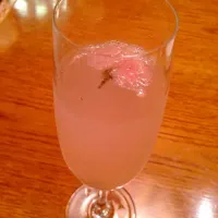 Snapdishの料理写真:桜カクテル（ノンアルコール）|あすかさん