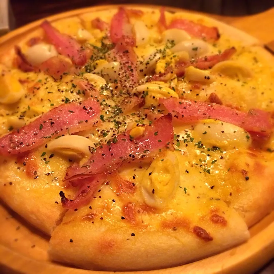 Carbonara Pizza|Kath Kanekoさん