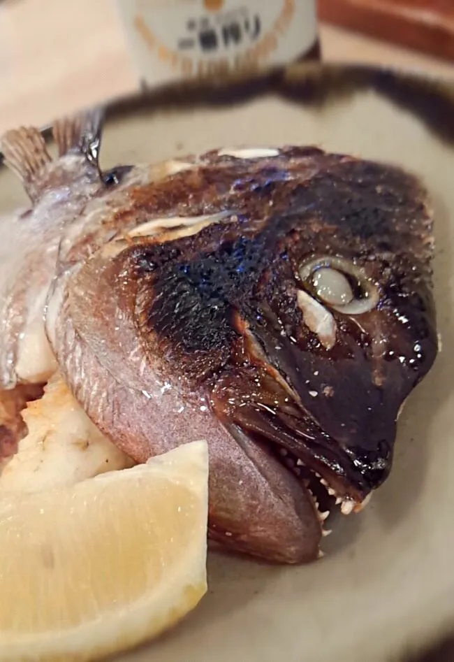 Snapdishの料理写真:鯛カブト焼き|平原知宏さん