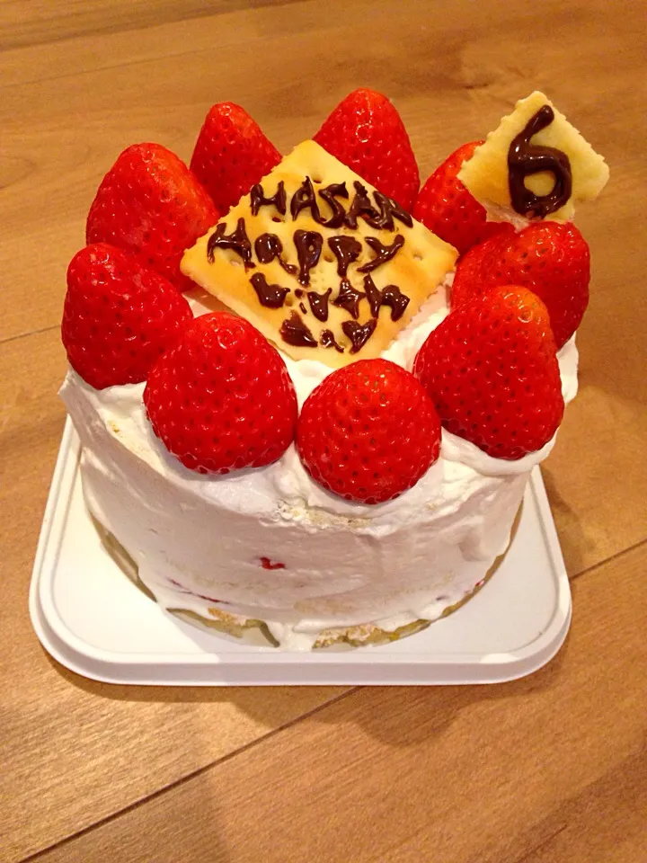 Snapdishの料理写真:4/3 HASAN Happy Birthday 6才|mymamaさん