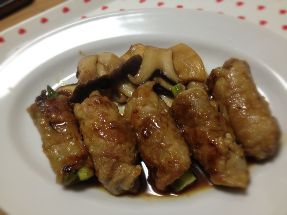 アスパラの肉巻き
