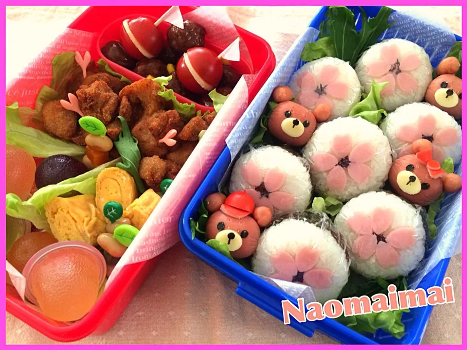 子ども連れ❤︎お花見弁当|Naomaimaiさん