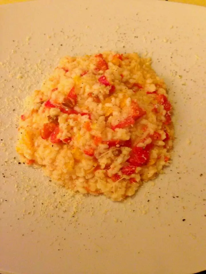 Risotto con peperoni e salsiccia|Antonio Meggiolaroさん