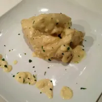 Involtini di tacchino ai funghi con salsa di senape|Antonio Meggiolaroさん