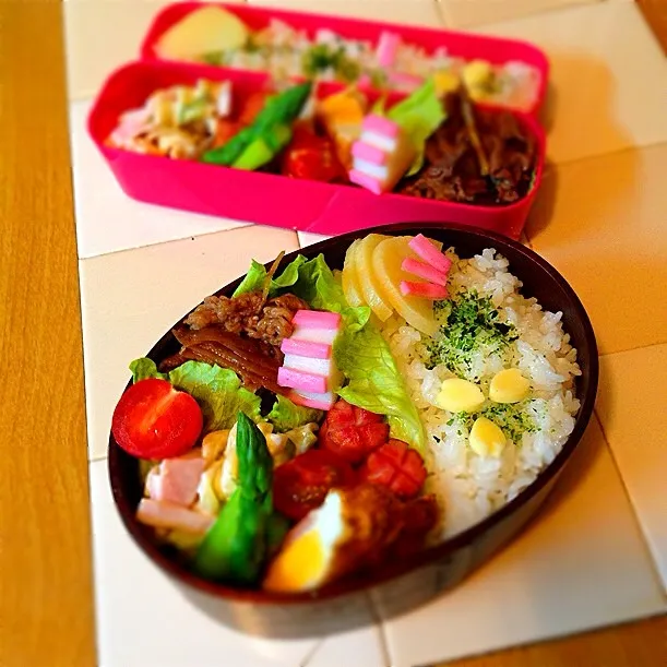 Snapdishの料理写真:牛肉のしぐれ煮お弁当|☆run☆さん