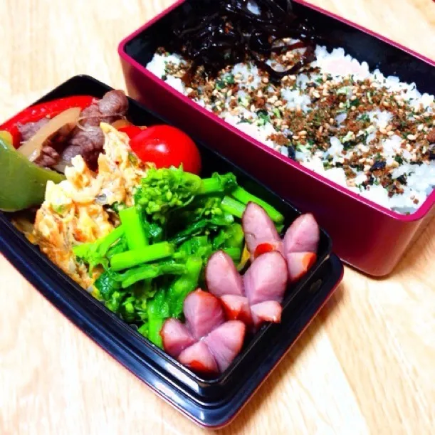 Snapdishの料理写真:娘弁当。|Ryoko Takeuchiさん