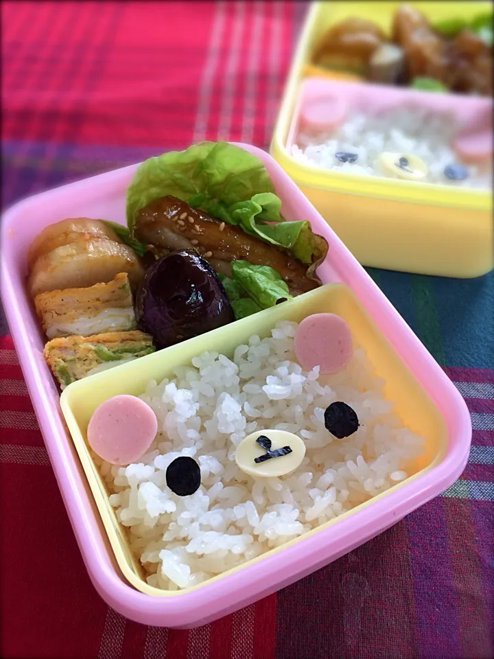 くまさんのお揃い弁当|manacocoさん