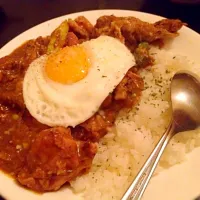 Snapdishの料理写真:鶏肉のカレー|miki mikiさん